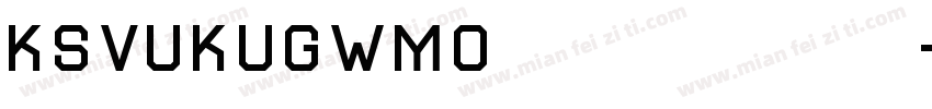 KSVUKUGWMO0 32 40字体转换